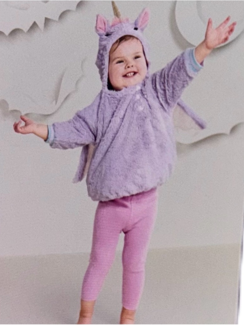 Hyde & EEK! Purple Unicorn Hooded Plush Baby Costume 12-18 months